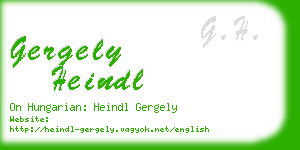 gergely heindl business card